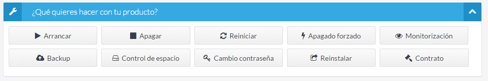 Servicios incluidos en nuestros servidores virtuales VPS