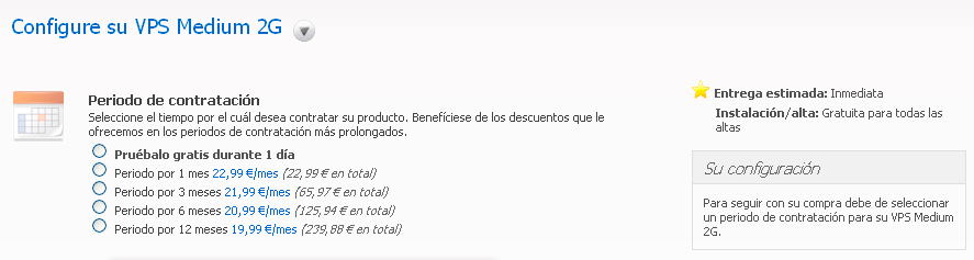 Pruebe nuestros servidores virtuales gratis
