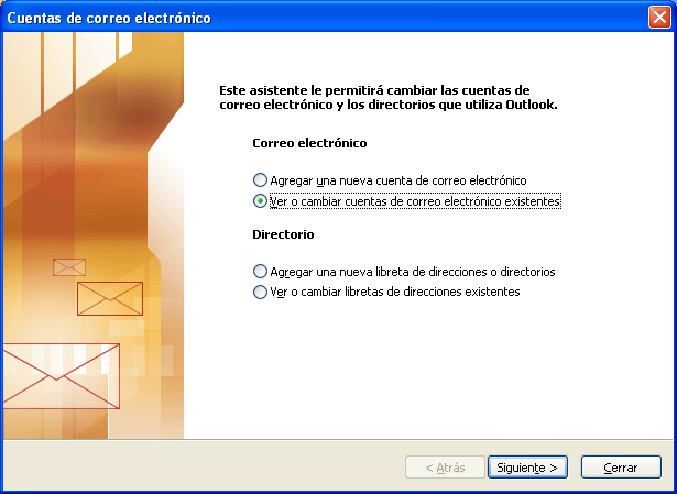 Cómo comprobar una configuración de correo en Outlook