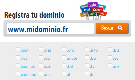 Nueva extensión de dominio disponible: .fr