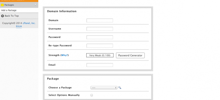 Primeros pasos con cPanel en VPS y servidores dedicados: crear un dominio