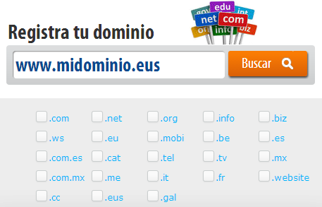 Dominios .eus