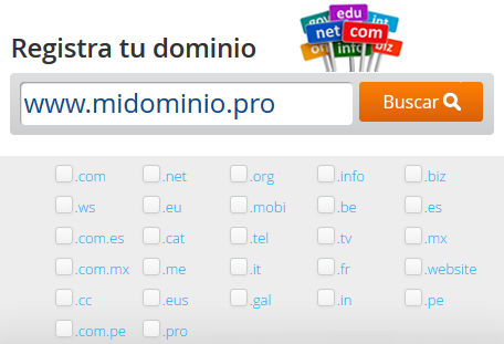 Nueva extensión de dominio disponible: .pro