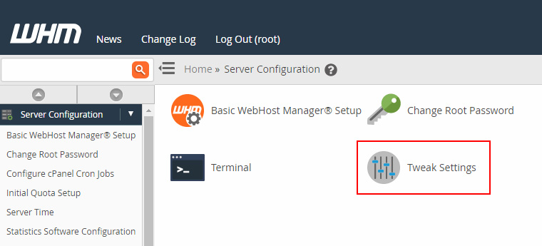 Cambiar el idioma del WHM de cPanel