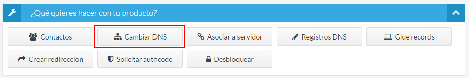 Cómo cambiar las DNS de mi dominio