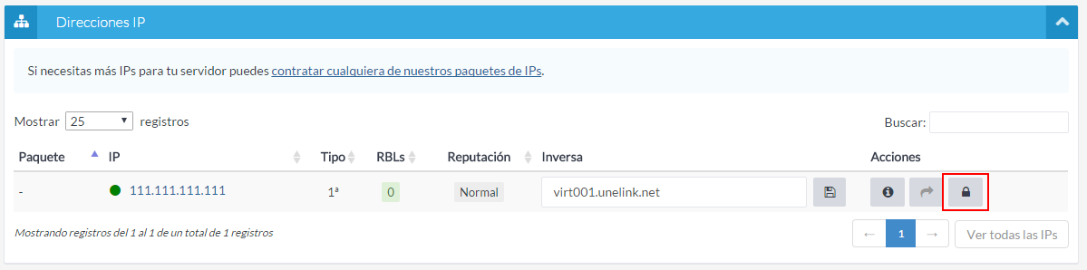 Sistema de seguridad avanzado para IPs