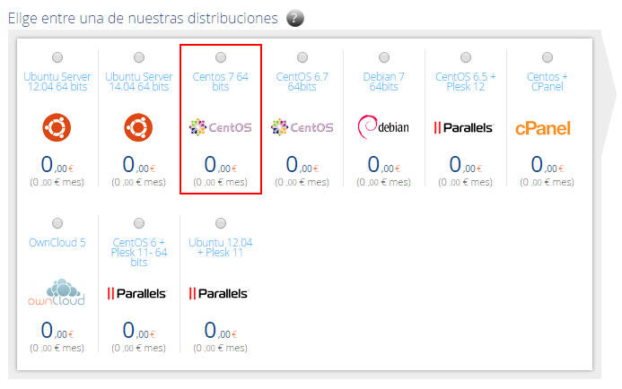 Ya disponible CentOS 7 en nuestros servidores