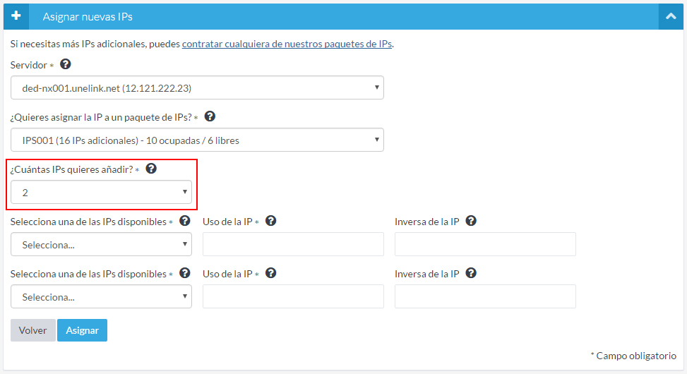 Asignar más de una IP