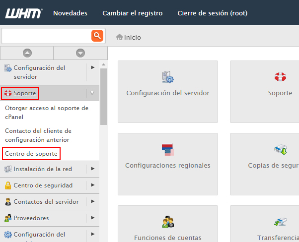 Soporte oficial incluido en las licencias de cPanel