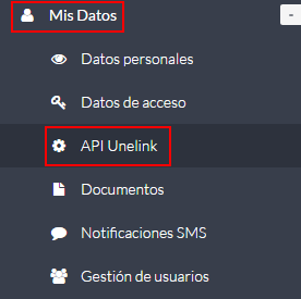 API Unelink API Unelink