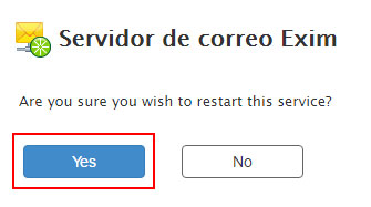 Reiniciar un servicio