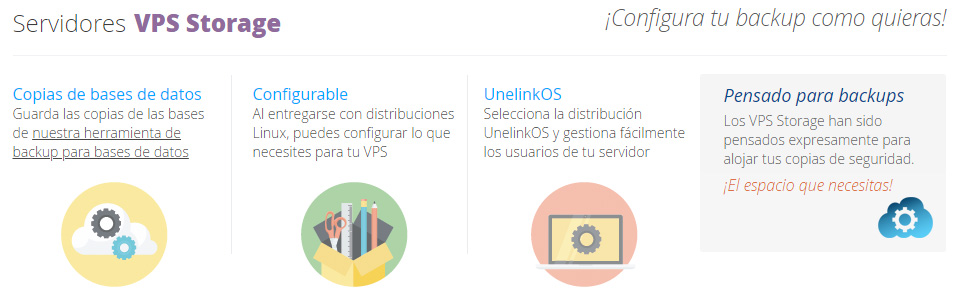 Ya disponibles los nuevos VPS Storage, un virtual pensado para backups
