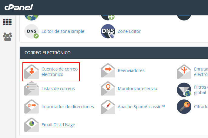 Cómo cambiar la contraseña de una cuenta de correo electrónico en cPanel