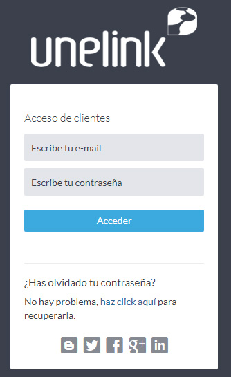Acceso Extranet de Cliente