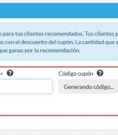 Crea cupones de descuento para tu Programa de Afiliados