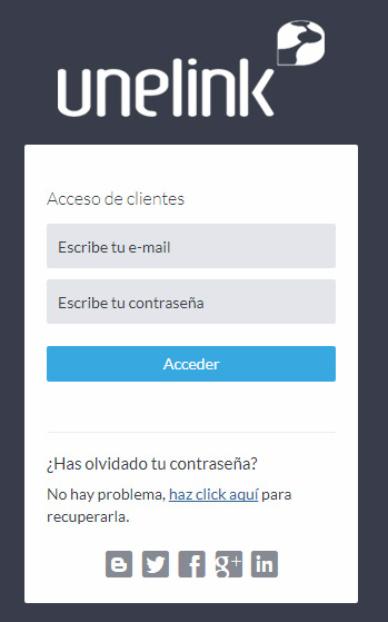 Acceso Extranet de Cliente