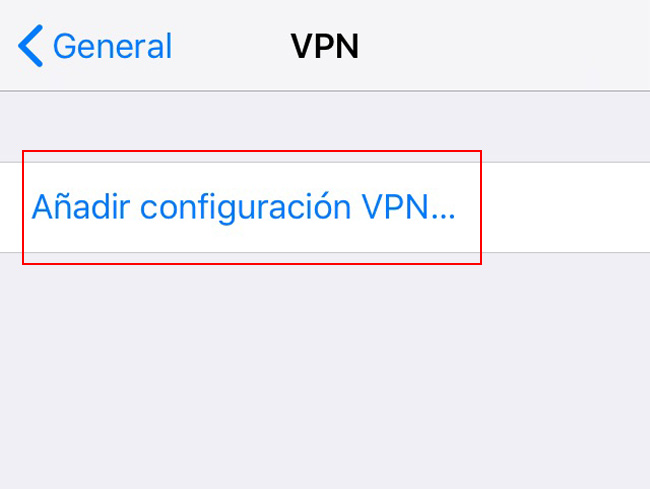 Cómo conectarse a una VPN desde un iPhone o iPad