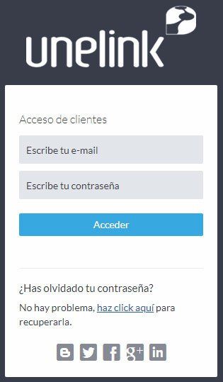 Acceso Extranet de Cliente