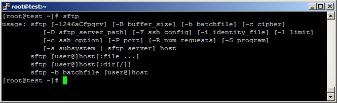 Conectarse por SFTP a un servidor desde SSH