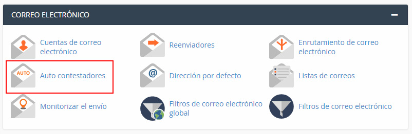 Crear un autoresponder (o auto contestador) en cPanel