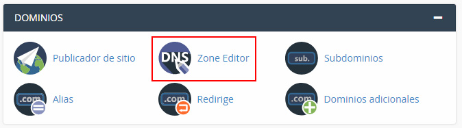 Añadir, modificar y borrar registros DNS de un dominio en cPanel