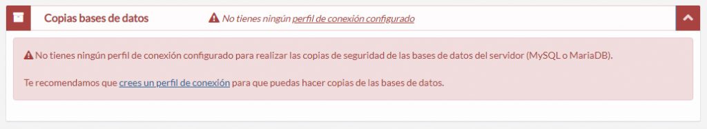 Copias bases de datos