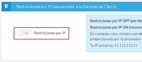 Restringe el acceso por IP a tu Extranet de Cliente