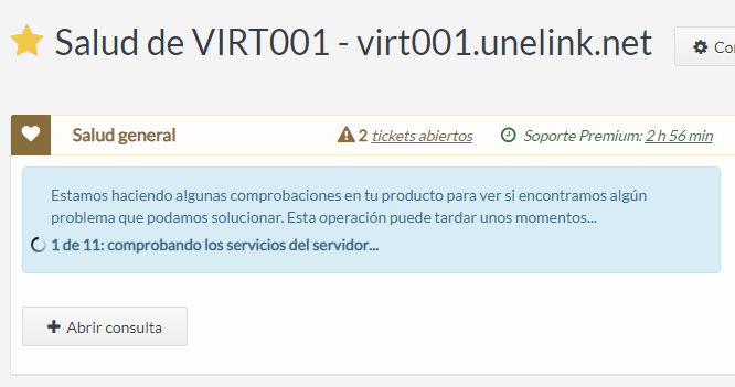 Mejoras en el Sistema de Salud: ahora comprobamos los servicios caídos