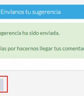 Envíanos sugerencias para mejorar la Extranet de Cliente