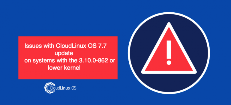 IMPORTANTE: Problemas de CloudLinux y cPanel con su última actualización