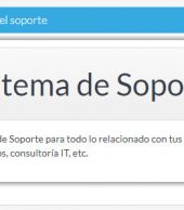 Abrir una consulta en el Sistema de Soporte