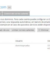 Cambiar la contraseña de una cuenta de correo en Plesk