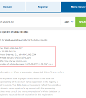 Comprobar la correcta creación de los Glue Records