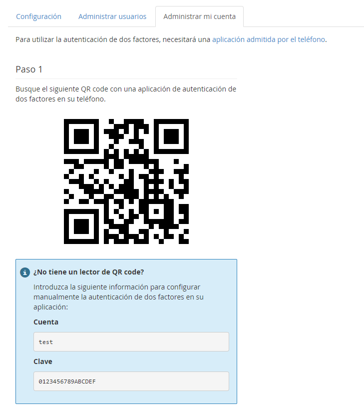 Cómo activar la autenticación de doble factor en WHM