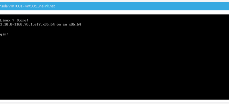 Accede a la consola de un VPS desde tu Extranet de Cliente