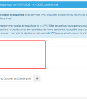 Desactivar temporalmente los backups del Backup Tranquilidad