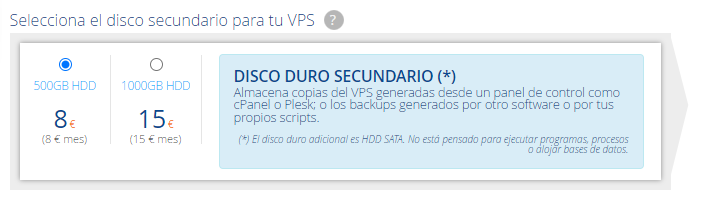 Añadir un disco secundario a tu Servidor VPS HA (Alta Disponibilidad)