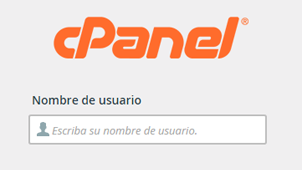 Panel de control cPanel.