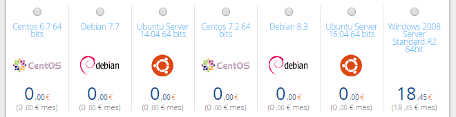 Amplia gama de sistemas operativos.