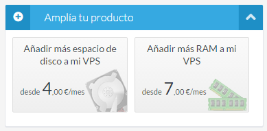 Ampliaciones en caliente.