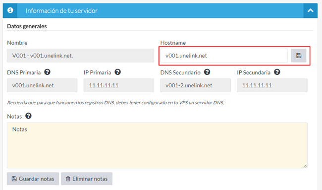 Personaliza el hostname de tu servidor