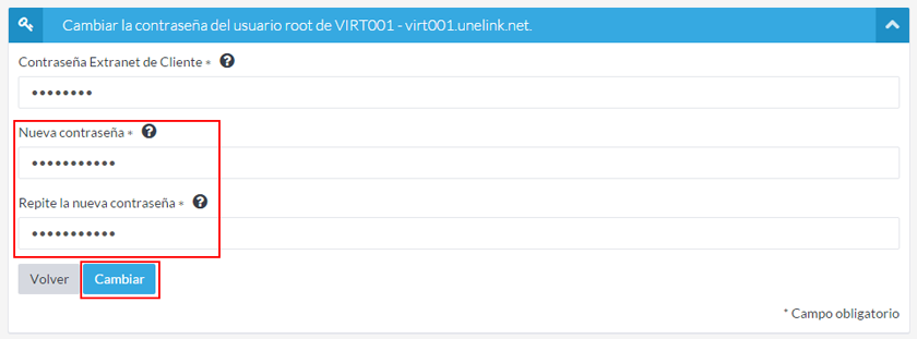 Cambia la contraseña de tu VPS.
